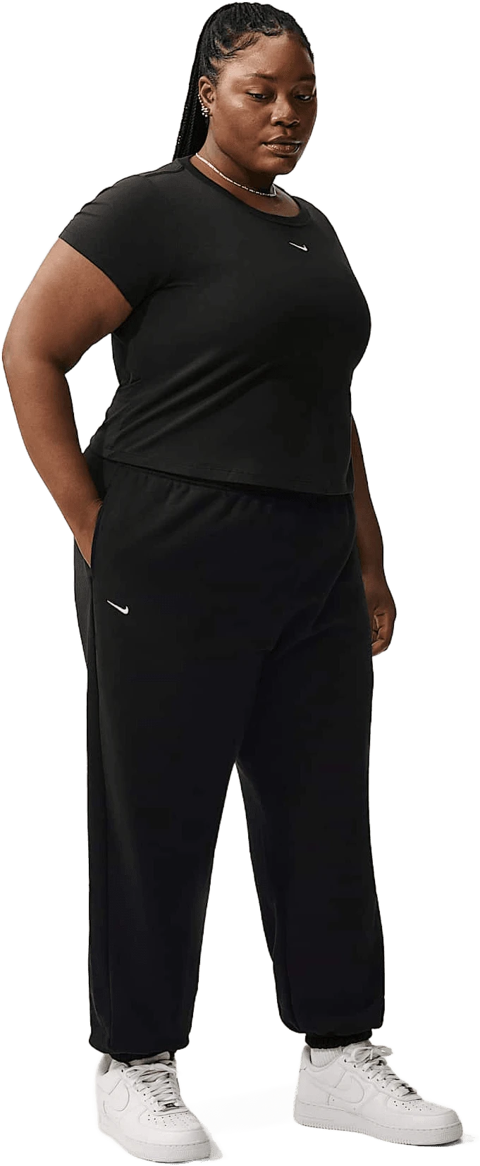Nike Studio Fleece Medium Weight hardloopschoen voor dames – Zwart