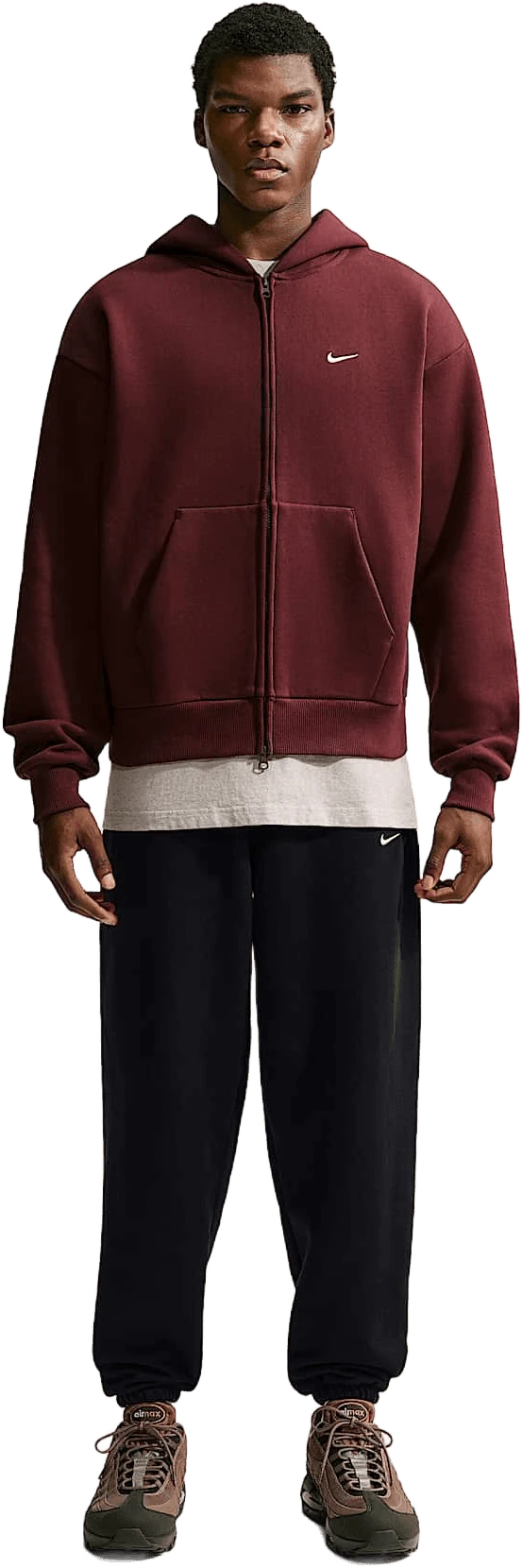 Nike Solo Fleece hardloopschoen voor heren – Zwart
