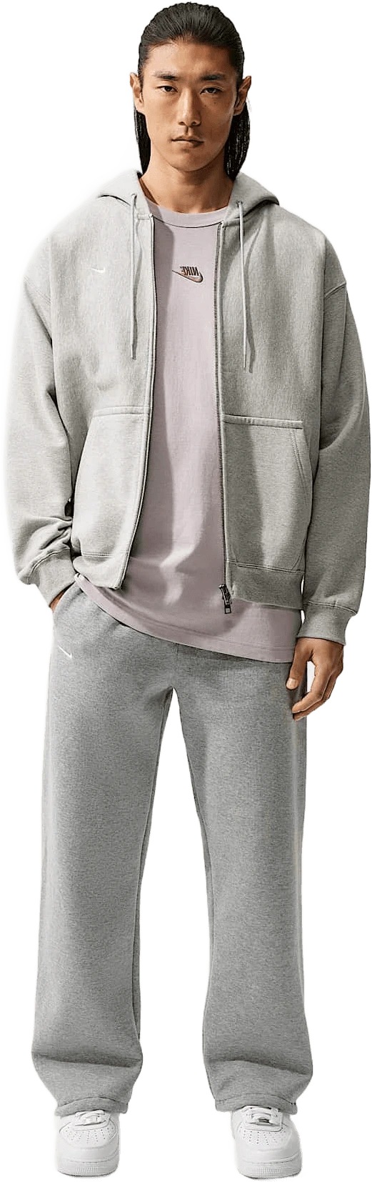 Nike Solo Fleece hardloopschoen voor heren – Grijs