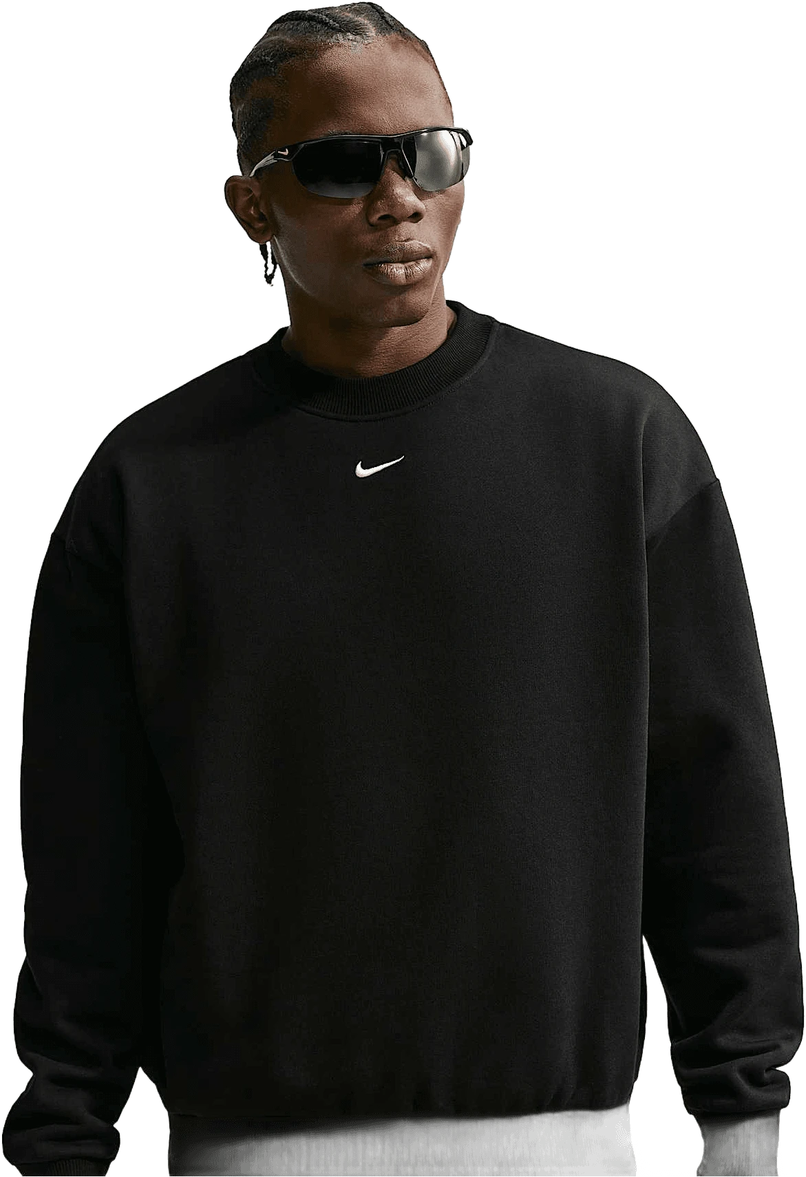 Nike Solo Fleece hardloopschoen voor heren – Zwart