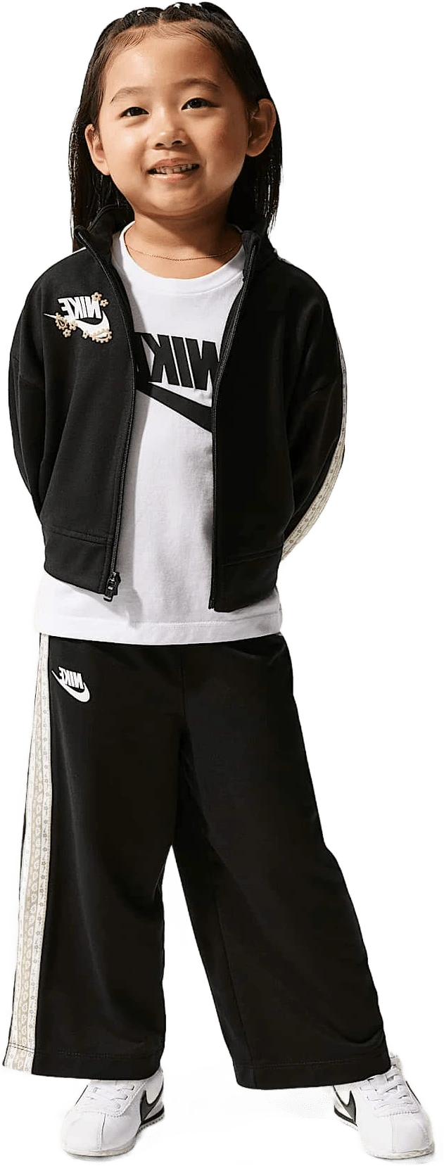 Nike Retro Remix hardloopschoen voor kinderen – Zwart