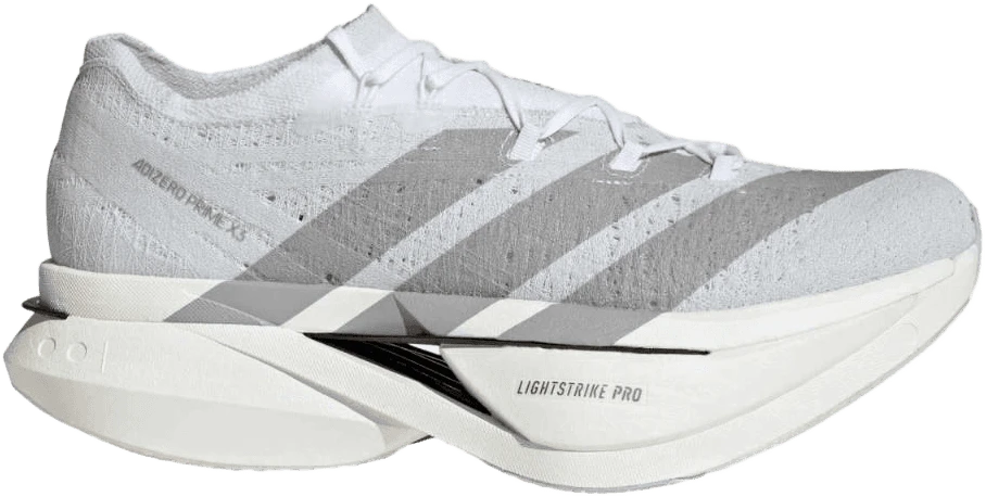 Adidas Adizero Prime X 3 Strung unisex hardloopschoen – Wit