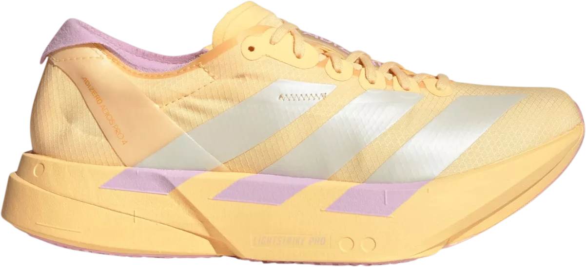 Adidas Adizero Adios Pro 4 hardloopschoen voor dames – Geel