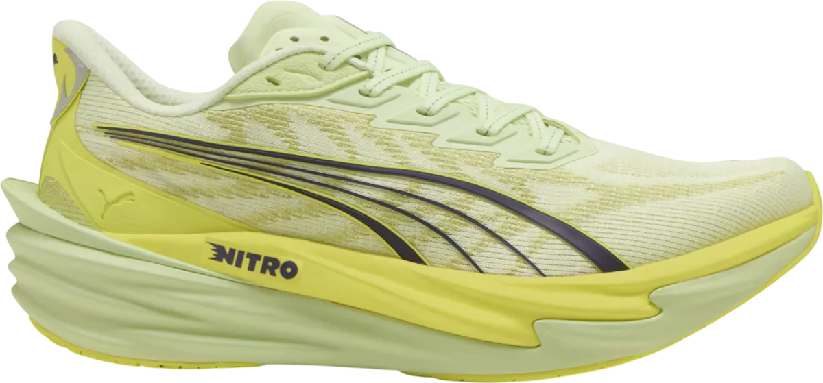 Puma Deviate Nitro 4 hardloopschoen voor heren – Geel