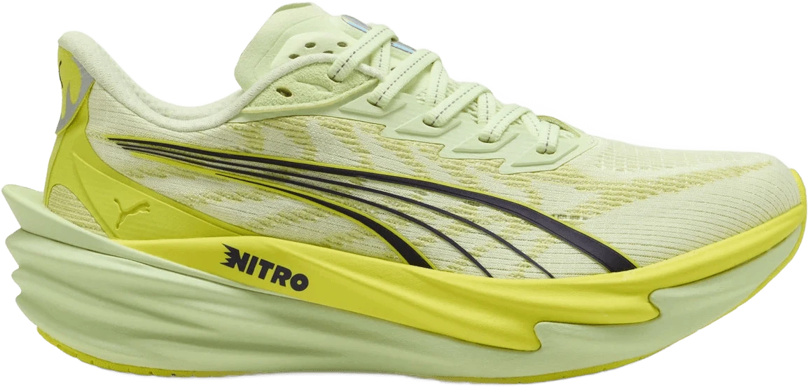 Puma Deviate Nitro 4 hardloopschoen voor dames – Geel