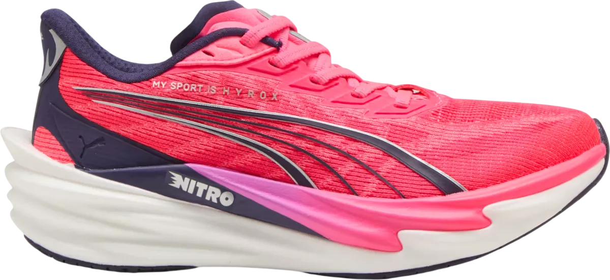 Puma Deviate Nitro 4 HYROX hardloopschoen voor dames – Roze