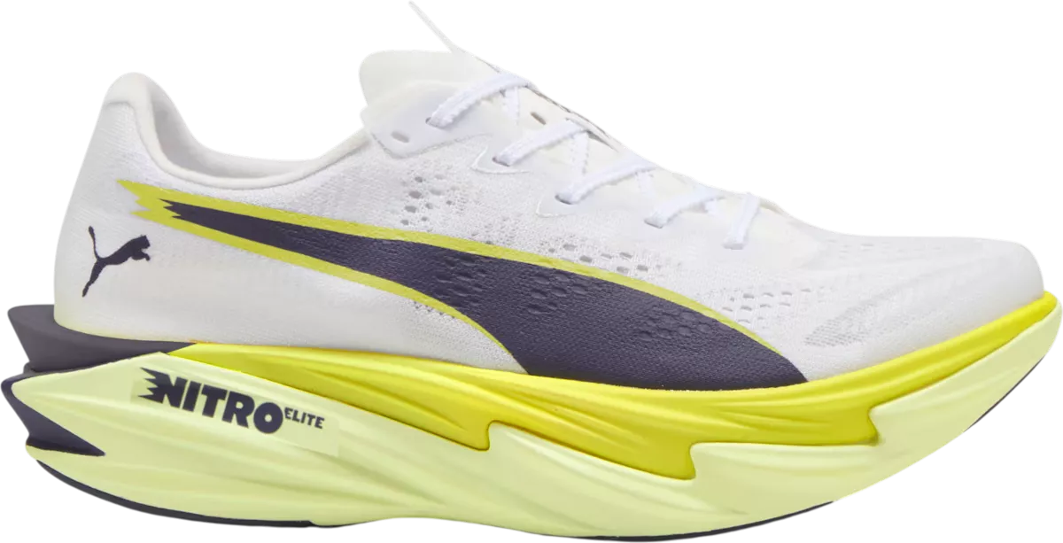 Puma Deviate Nitro Elite 4 hardloopschoen voor dames – Wit