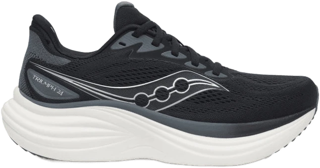 Saucony Triumph 24 Wide hardloopschoen voor dames – Zwart