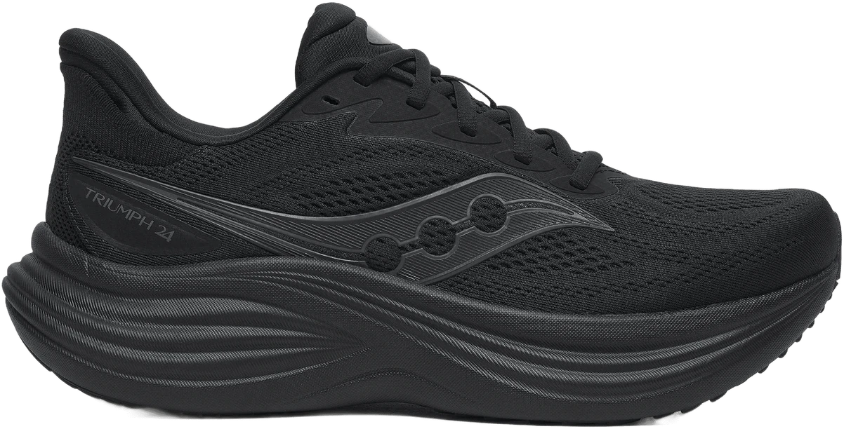 Saucony Triumph 24 hardloopschoen voor heren – Zwart