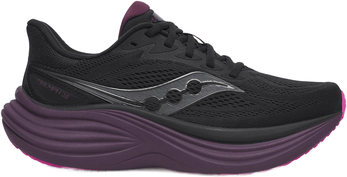 Saucony Triumph 24 hardloopschoen voor dames – Zwart