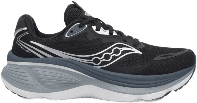Saucony Hurricane 26 Wide hardloopschoen voor dames – Zwart