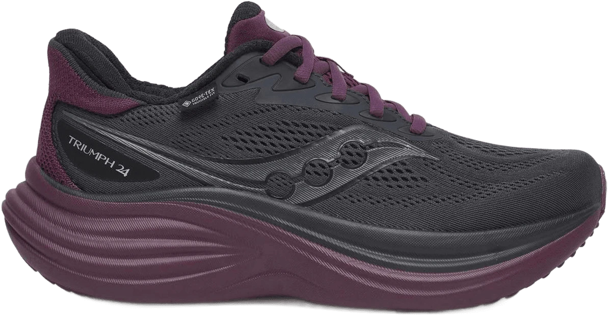 Saucony Triumph 24 GTX hardloopschoen voor dames – Paars