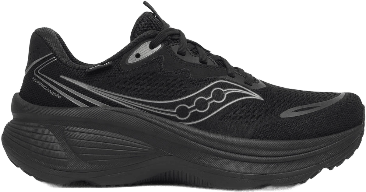 Saucony Hurricane 26 GTX hardloopschoen voor dames – Zwart