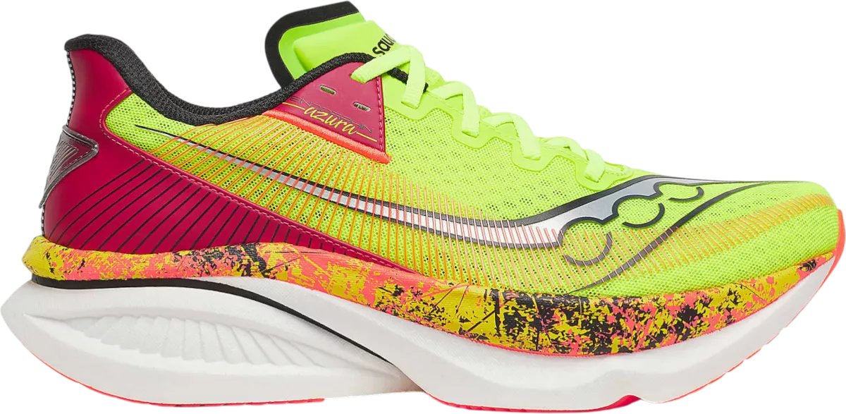 Saucony Endorphin Azura Hi Octane hardloopschoen voor heren – Geel