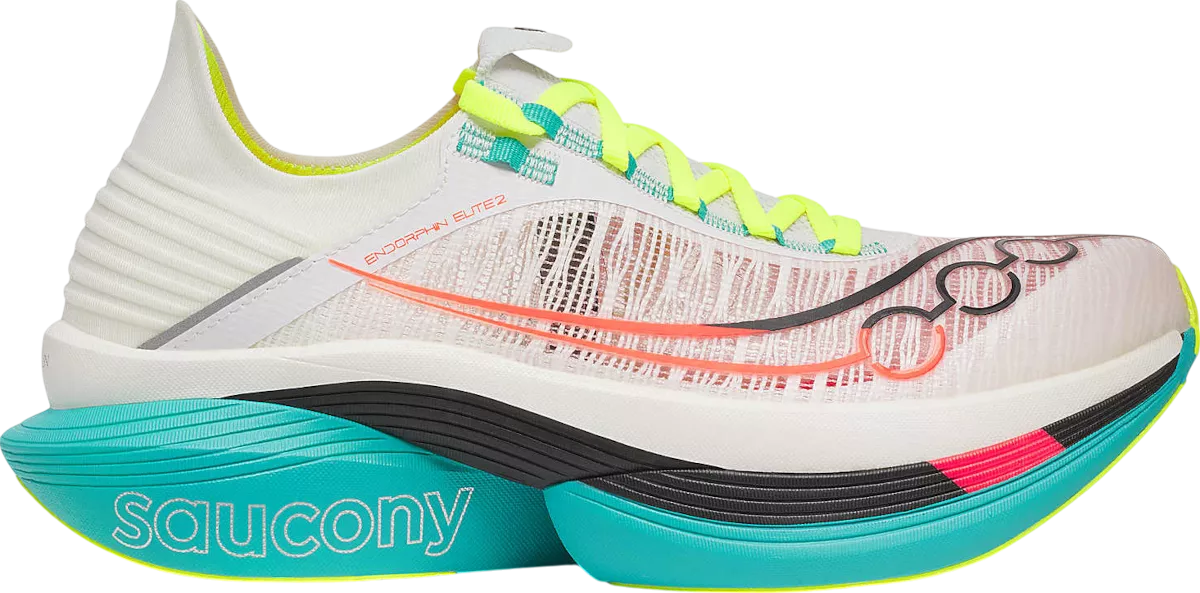 Saucony Endorphin Elite 2 hardloopschoen voor heren – Wit