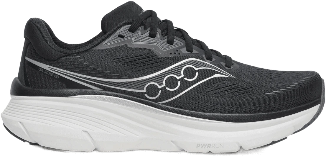 Saucony Guide 19 Wide hardloopschoen voor dames – Zwart