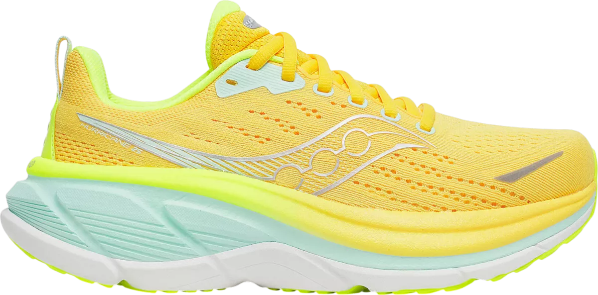 Saucony HURRICANE 25 hardloopschoen voor dames – Geel