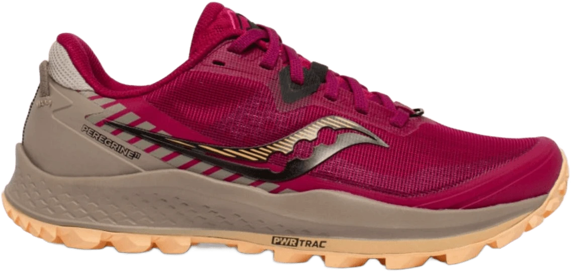 Saucony Peregrine 11 hardloopschoen voor dames – Rood