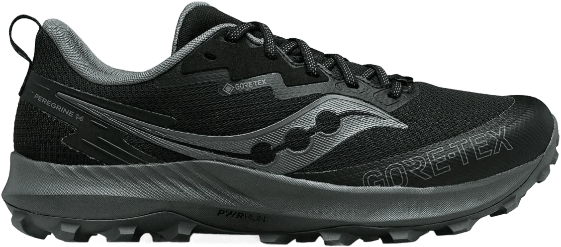 Saucony Peregrine 14 GTX hardloopschoen voor dames – Zwart