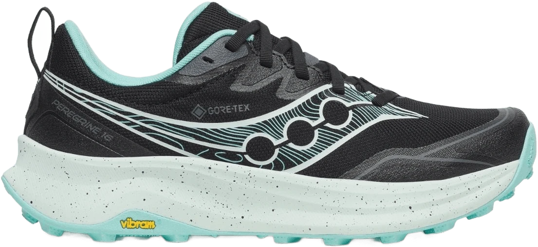Saucony PEREGRINE 16 GTX hardloopschoen voor dames – Zwart