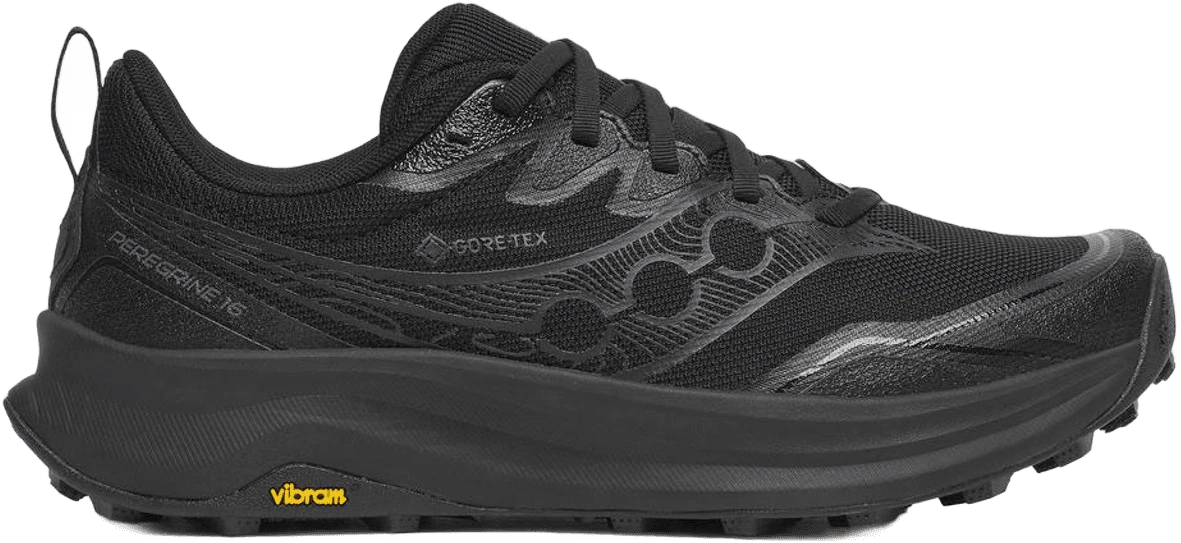 Saucony PEREGRINE 16 GTX hardloopschoen voor dames – Zwart