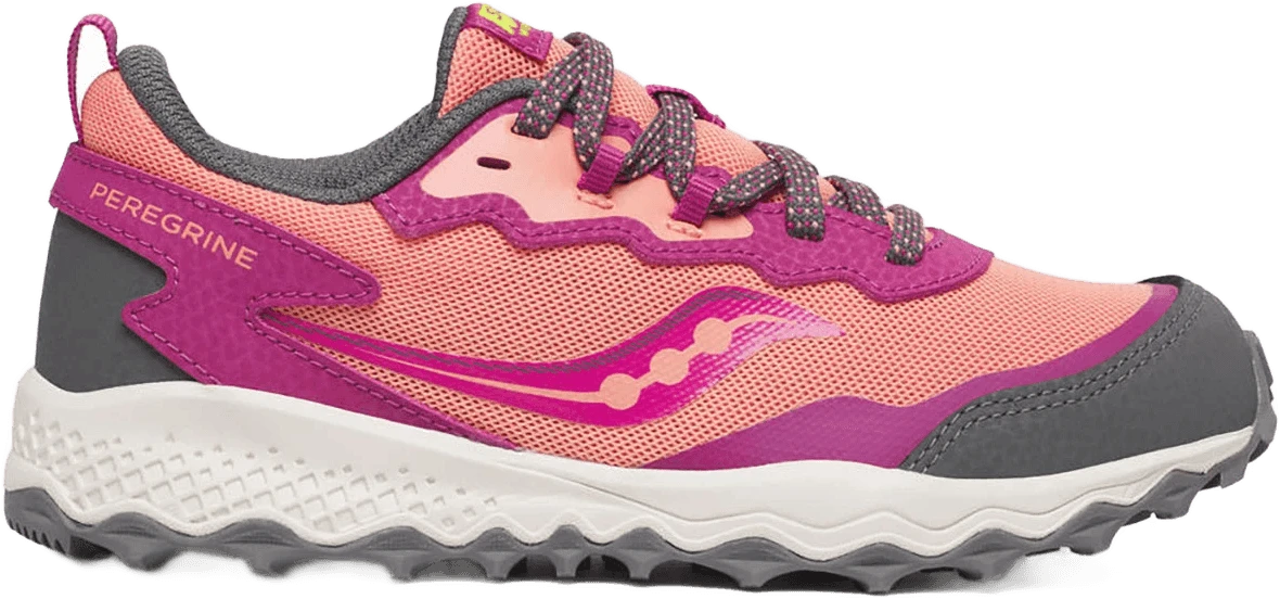 Saucony Peregrine KDZ Shield hardloopschoen voor kinderen – Roze