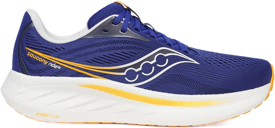 Saucony RIDE 18 hardloopschoen voor heren – Blauw