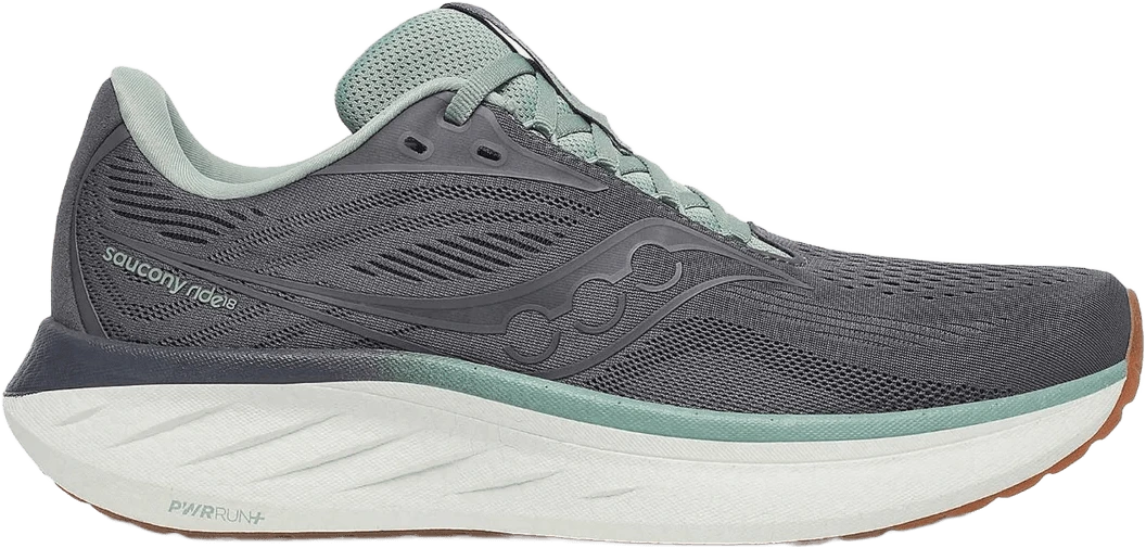 Saucony RIDE 18 hardloopschoen voor heren – Grijs