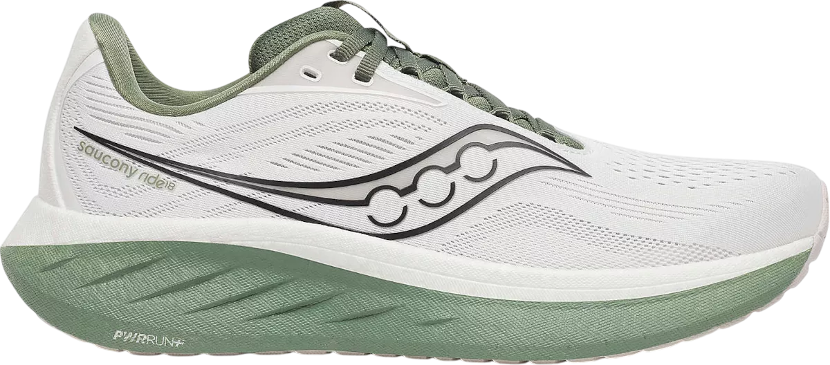 Saucony RIDE 18 hardloopschoen voor heren – Wit