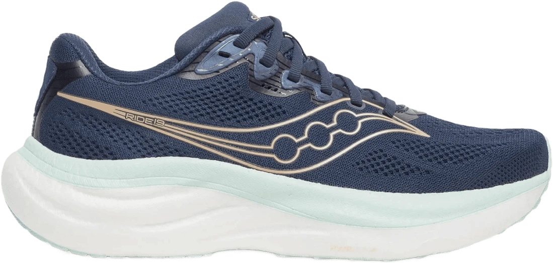Saucony RIDE 19 hardloopschoen voor dames – Blauw