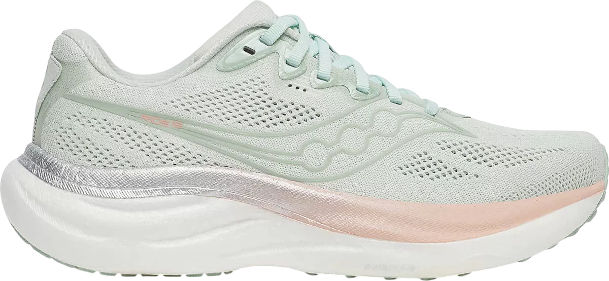 Saucony RIDE 19 hardloopschoen voor dames – Groen