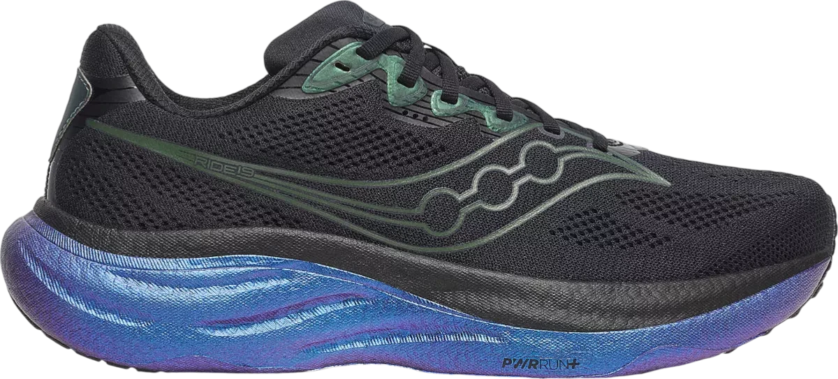 Saucony RIDE 19 hardloopschoen voor heren – Zwart