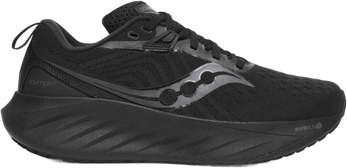 Saucony TRIUMPH 22 hardloopschoen voor dames – Zwart