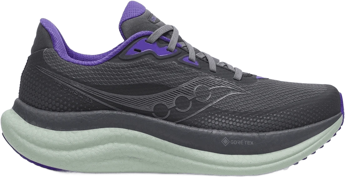 Saucony TRIUMPH 23 GTX hardloopschoen voor dames – Grijs